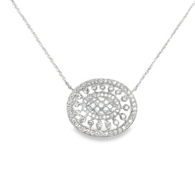 UB8846NW - 14K White Gold Necklace
