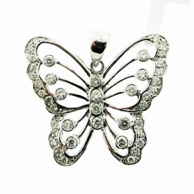 UB8847PW - 14K White Gold Pendant