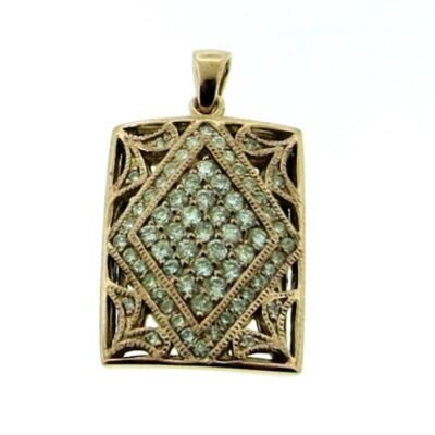 UB8851PP - 14K White Gold Pendant