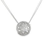 UB8889NW - 14K White Gold Necklace