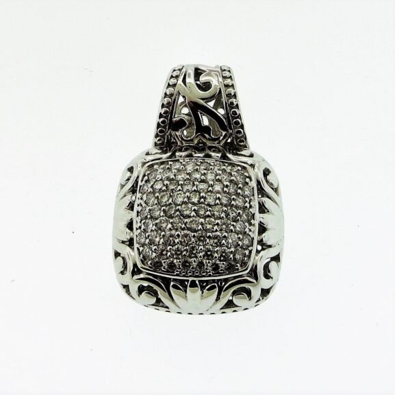 UB8999PW - 14K White Gold Pendant