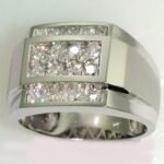 UB9278GW - 14K White Gold Gents Ring