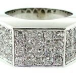 UB9413GW - 14K White Gold Gents Ring