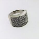 10K White Gold Gents Ring