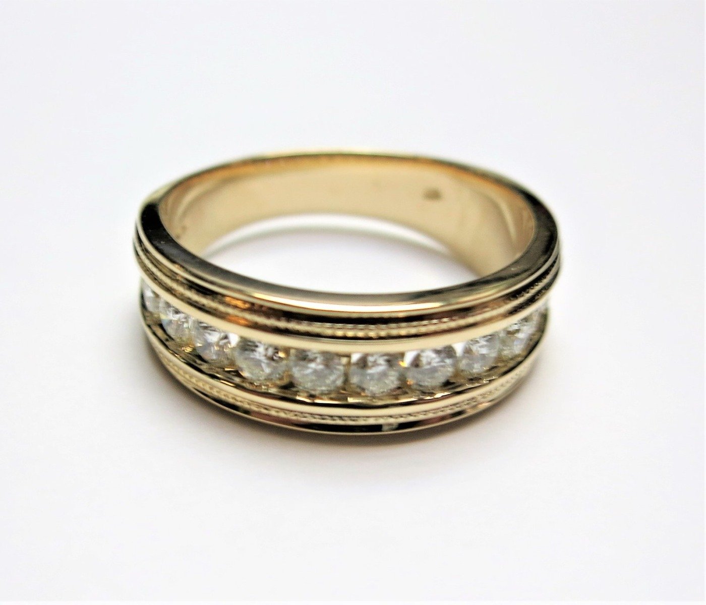 UB9480GKYMIL - 14K Yellow Gold Gents Ring