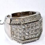 UB9632GW1 - 14K White Gold Gents Ring