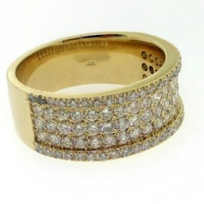 UB9674GY - 14K White Gold Gents Ring