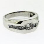 UB9683GW - 14K White Gold Gents Ring