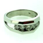 UB9688GW - 14K White Gold Gents Ring