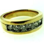 UB9693GKY - 14K White Gold Gents Ring