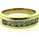 UB9696GHY - 14K White Gold Gents Ring