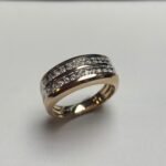 UB9713GY53 - 14K White Gold Gents Ring