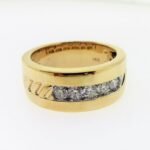 UB9716GYW1 - 14K White Gold Gents Ring