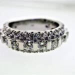 UB9729GW - 14K White Gold Gents Ring