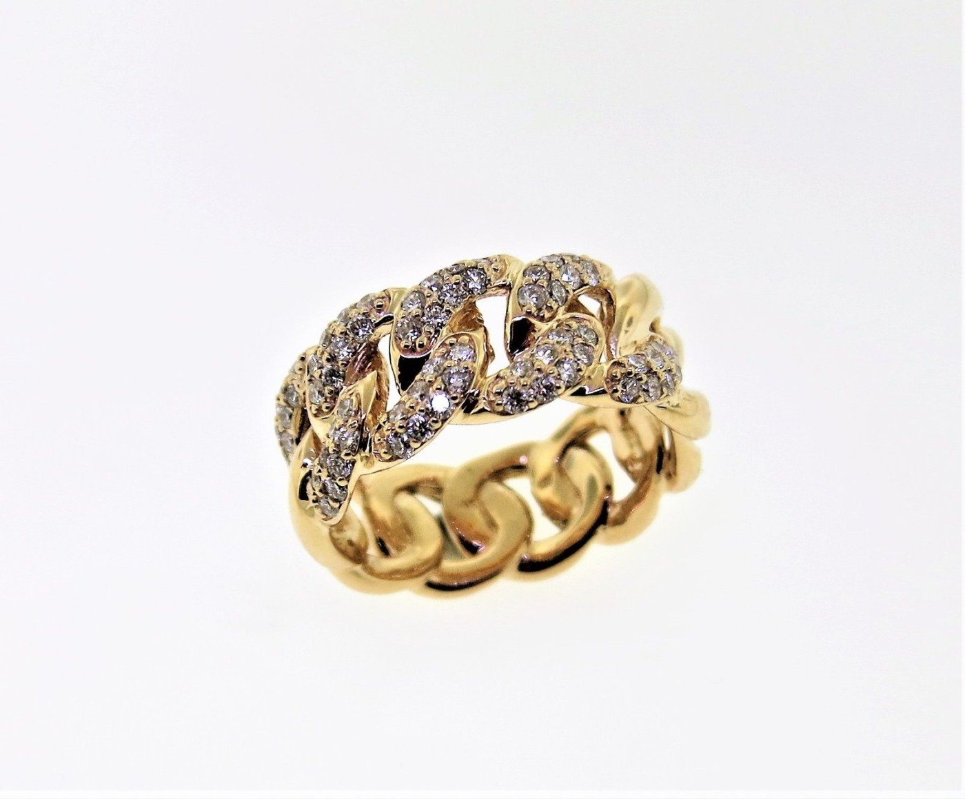 UB9744GKY53 - 14K White Gold Gents Ring