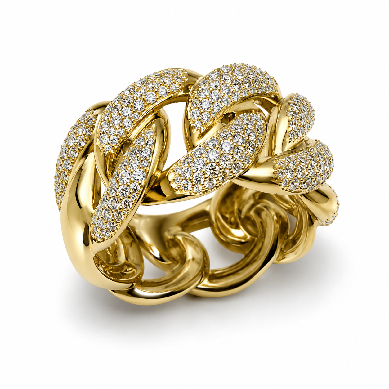 UB9744GRBY23 -Yellow Gold Gents Ring