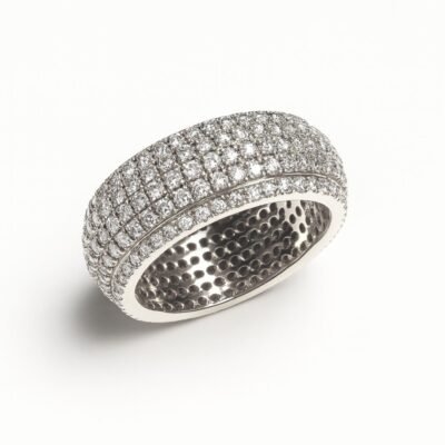 RG5110W10 - 14K White Gold Ring