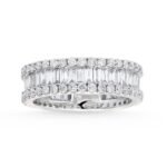KR103461B1W-8 - 14K White Gold Eternity Band
