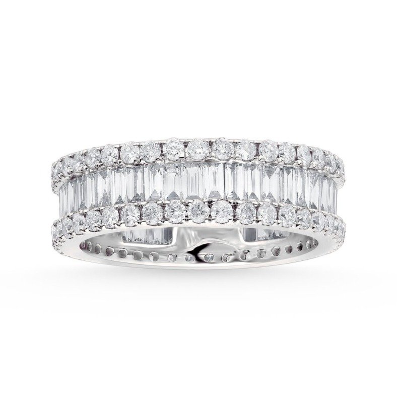 KR103461W1-6 - 14K White Gold Anniversary Ring