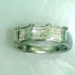 UBV0355AW - 14K White Gold Anniversary Ring