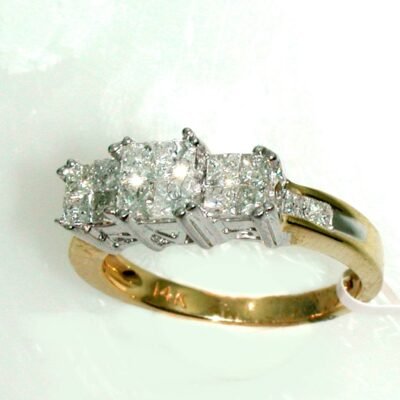 UBV0655Y4553 - 14K White Gold Engagement Ring