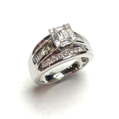 UBV2750LSW - 14K White Gold Engagement Ring