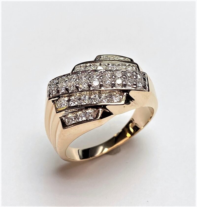 UBV3249GKY - 14K Yellow Gold Gents Ring