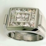 UBV3491GKW77 - 14K White Gold Ring