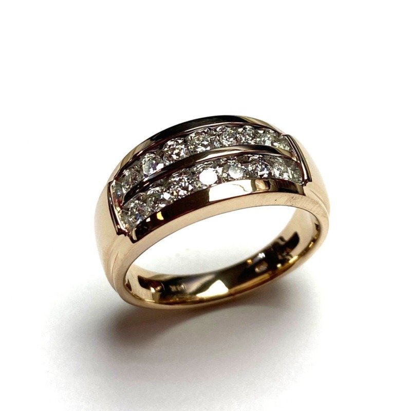 UBV3944GKY77 - 14K Yellow Gold Gents Ring