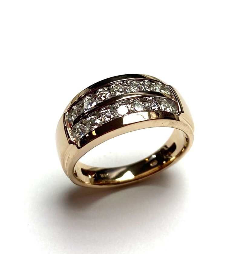 UBV3944GKY77 - 14K Yellow Gold Gents Ring