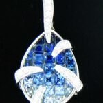 UBV4414BPW - 14K White Gold Pendant