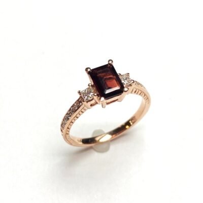 UBV5535FPGA - 14K Rose Gold Ring