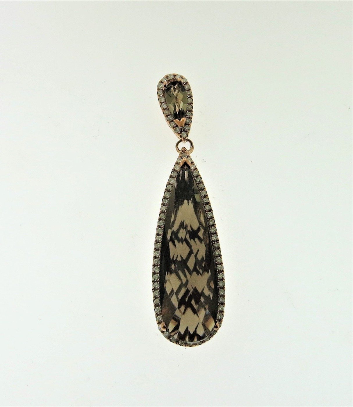 UBV6080PPSQ - 18K Rose Gold Pendant