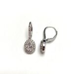 UBV6495EW - 14K White Gold Earrings