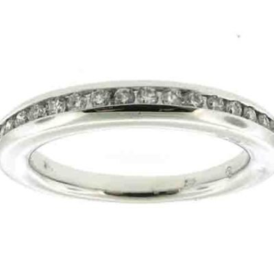 UBV6533LEW - 14K White Gold Wedding Band