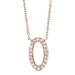 UBV6677P-10P - 10K Rose Gold Necklace