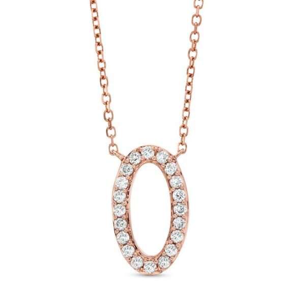 UBV6677P-10P - 10K Rose Gold Necklace