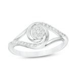 UBV6736FR-10W - 10K White Gold Ring