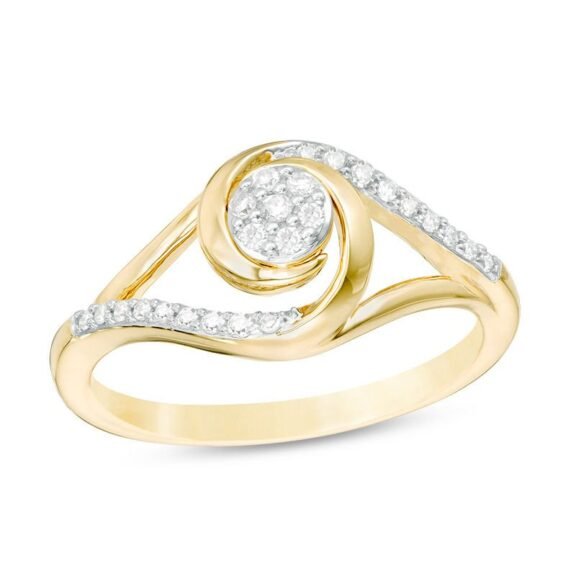 UBV6736FR-10Y - 10K Yellow Gold Ring