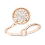 UBV6995FR-10P - 10K Rose Gold Ring