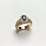 UBV7436FYSA - 14K Yellow Gold Colored Stone Ring