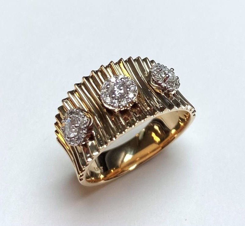 UBV8033FRY - 14K Yellow Gold Ring