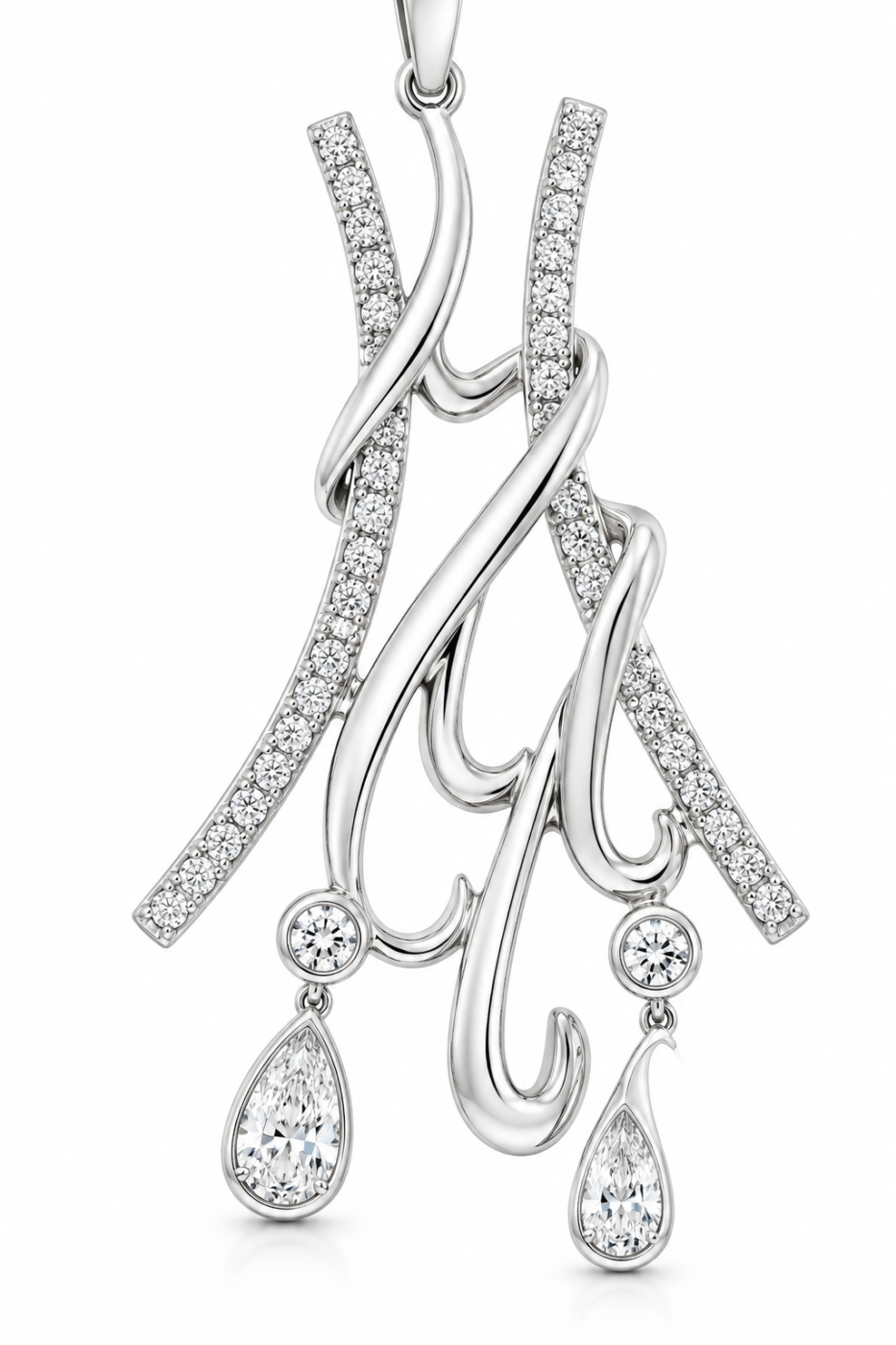 UPJ347PW - 14K White Gold Pendant