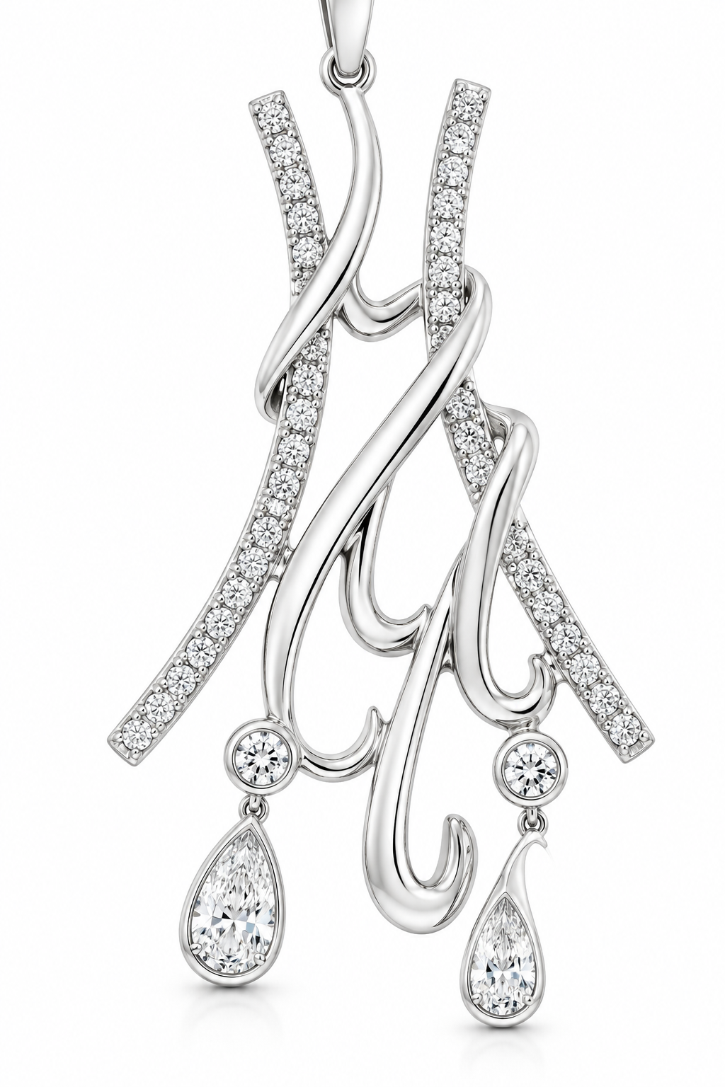 UPJ347PW - 14K White Gold Pendant