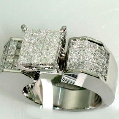 URJ1801LSW - 14K White Gold Engagement Ring