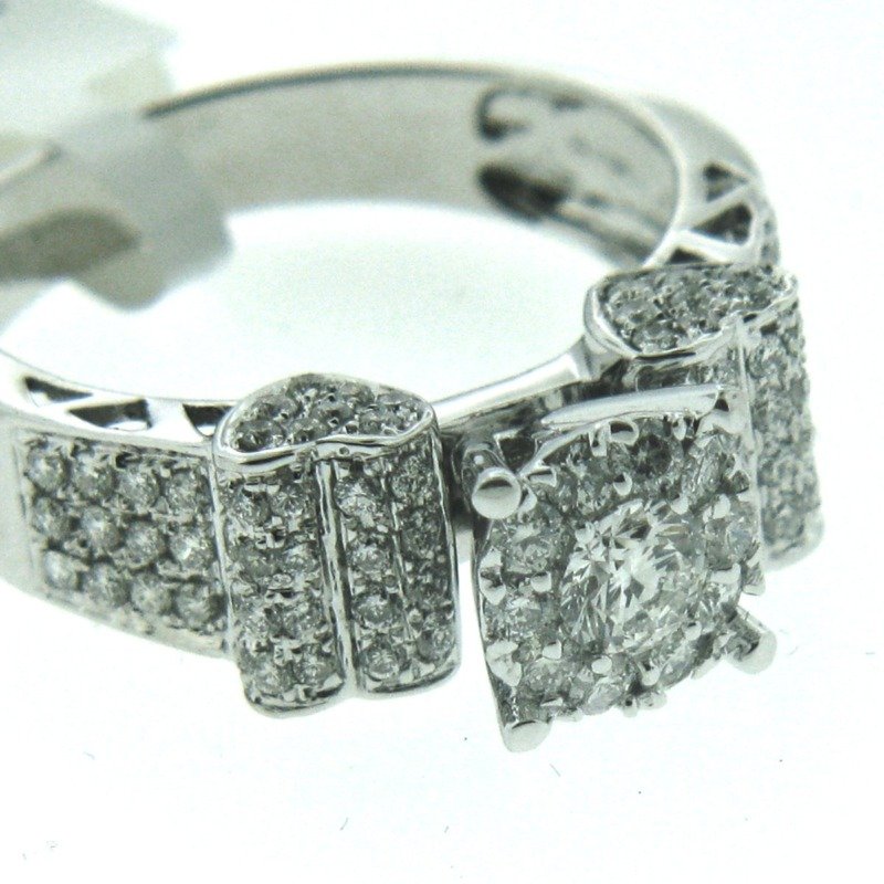 URJ1873LSW-1 - 14K White Gold Engagement Ring