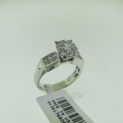 URJ1970LSWBH - 14K White Gold Semi Mount Ring