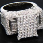 UY8CLR443M1W - 14K White Gold Ring