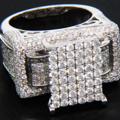 UY8CLR443M1W - 14K White Gold Ring