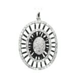 8CRP1376B - 14K White Gold Pendant